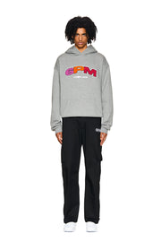 LOGO HOODIE GREY MELANGE