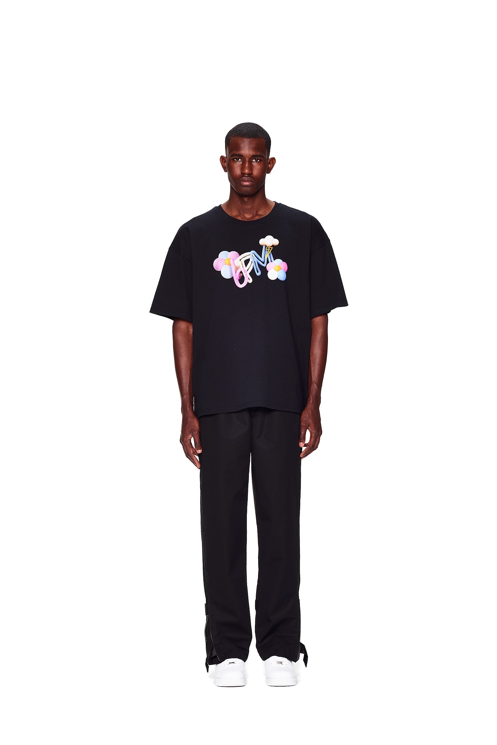 BLOOM T-SHIRT BLACK